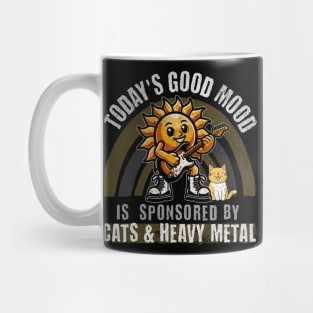 Today's Good Mood is Sponsored by Cats & Heavy Metal Mug